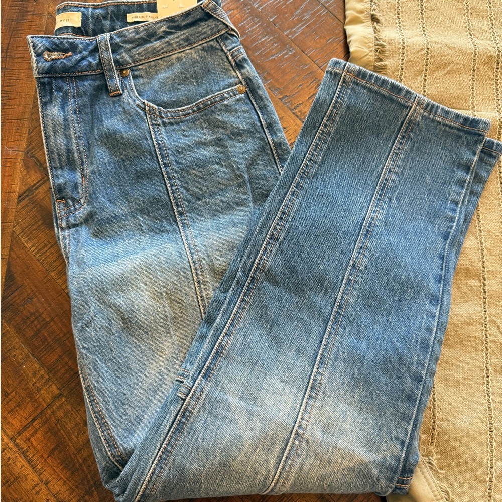 Cleo Straight Leg Denim Pants